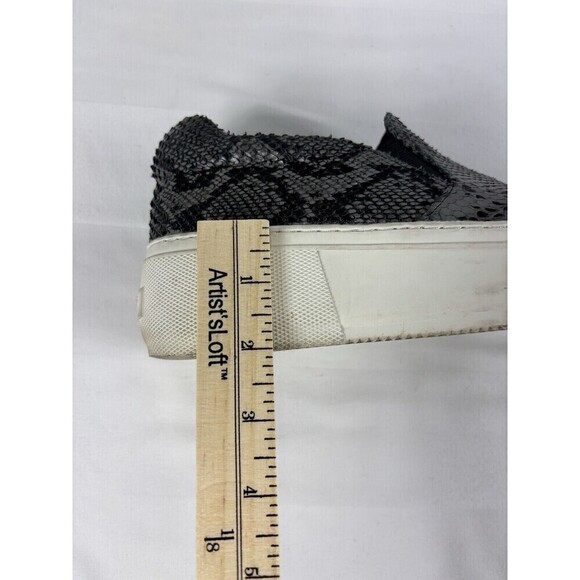 J/Slides Cleo Slip On Platform Sneakers Grey Black Snake Print 8.5 - Picture 8 of 9